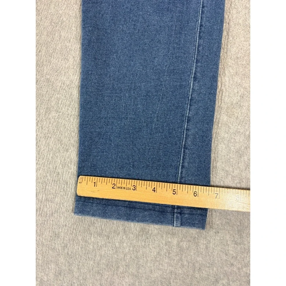 Quaker Marine Dark Wash Indigo Loopback Terry‎ Joggers (Men's Large) Blue